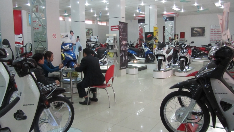 Khai trương cửa hàng xe máy điện Honda tại TP HCM  Báo Người lao động