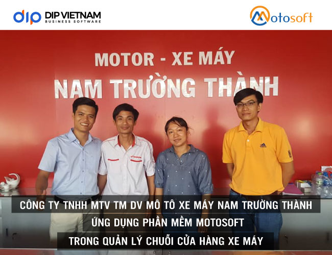 [ Bình Dương ] Cửa hàng Motor Nam Trường Thành nâng cao quản lý với phần mềm Motosoft