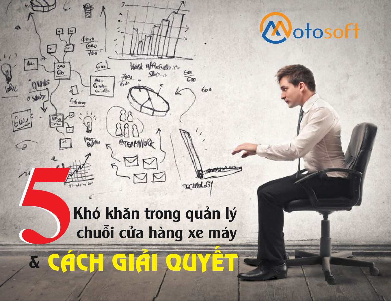 Motosoft đã giải quyết những khó khăn trong quản lý chuỗi cửa hàng xe máy như thế nào ?