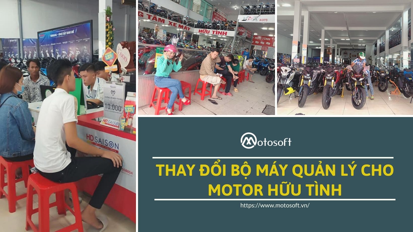 [Bình Dương] Ứng dụng phần mềm Motosoft mang lại thay đổi gì cho Motor Hữu Tình?