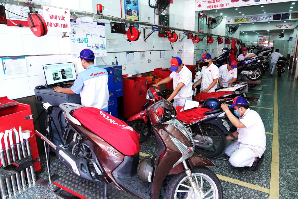 Quản lý dịch vụ chuyên nghiệp cho trung tâm sửa xe máy Đặng Đình Lộc trên phần mềm Motosoft