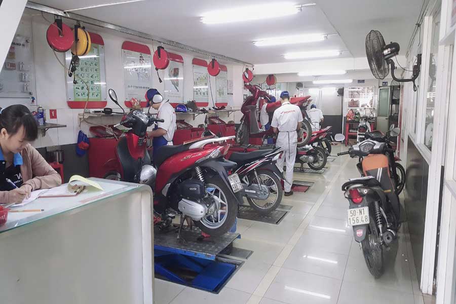 Quản lý dịch vụ chuyên nghiệp cho trung tâm sửa xe máy Đặng Đình Lộc trên phần mềm Motosoft